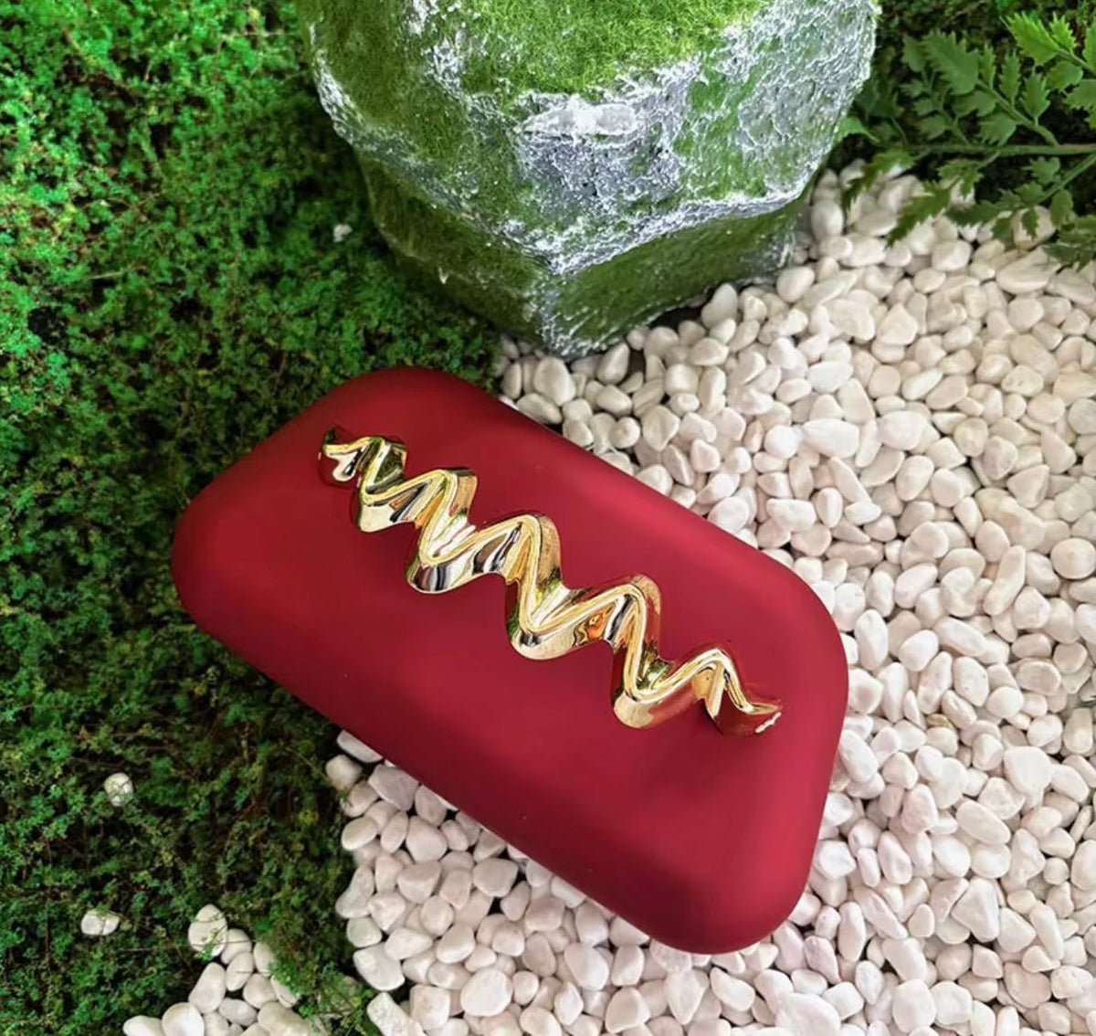 Serpentine Luxe Clutch