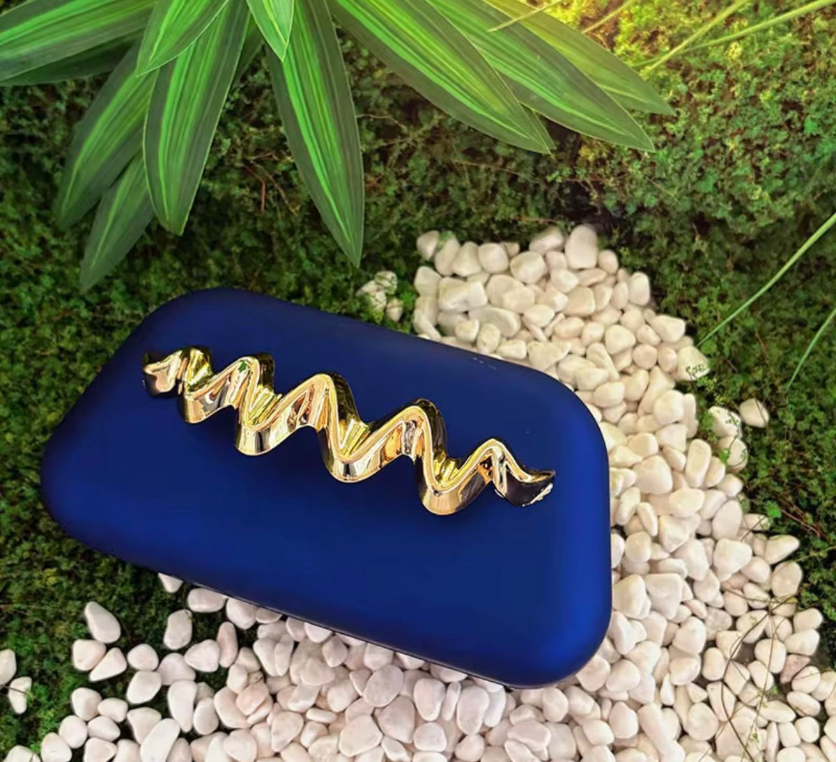 Serpentine Luxe Clutch
