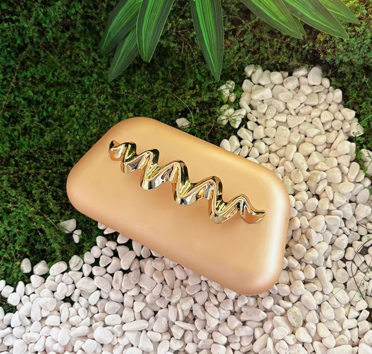 Serpentine Luxe Clutch