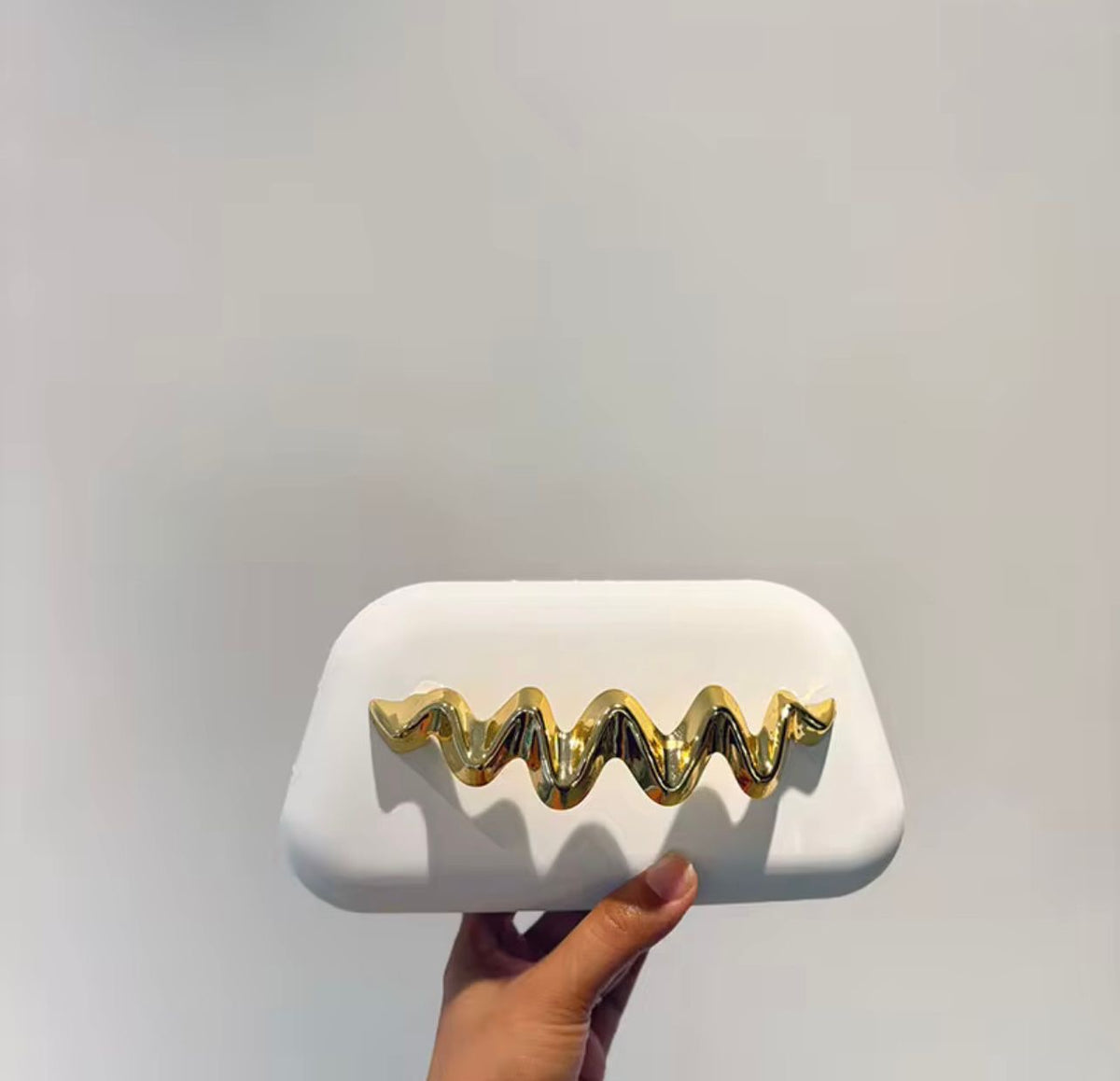 Serpentine Luxe Clutch