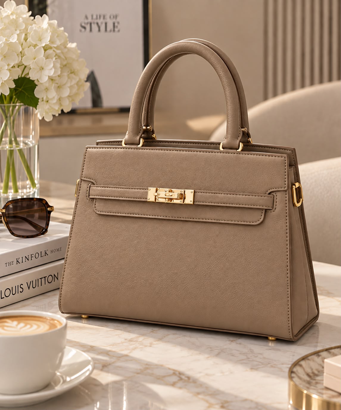 Élise Noir Satchel