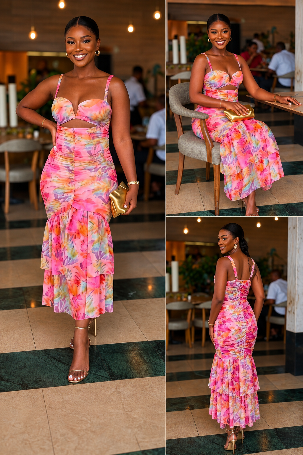 The Rosé Bloom Dress