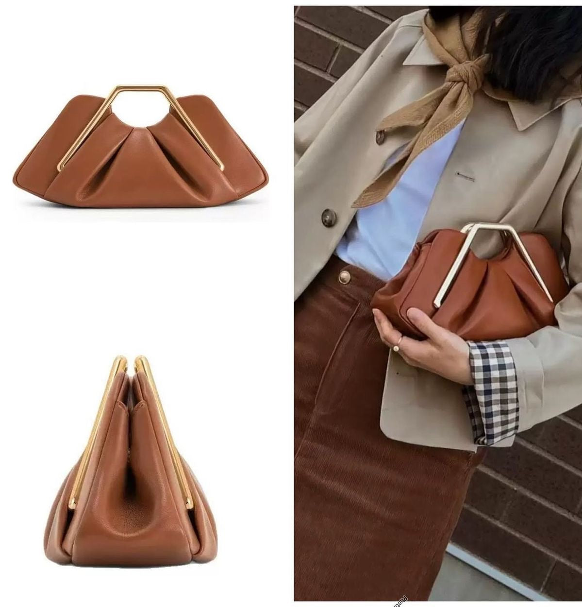 The ÉLANA Sculpt Frame Clutch