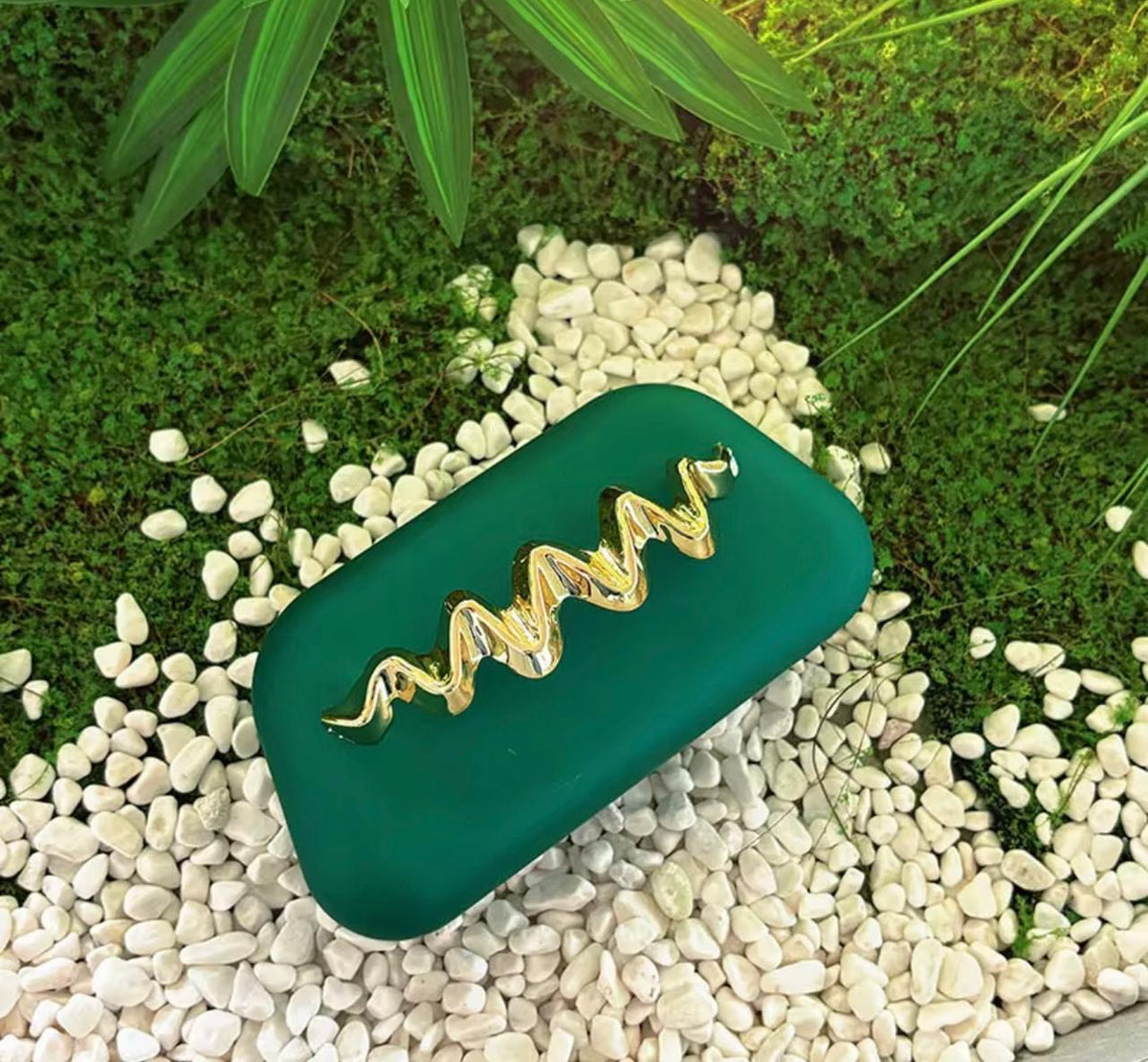 Serpentine Luxe Clutch