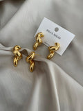 Molten Gold Sculpt Earrings